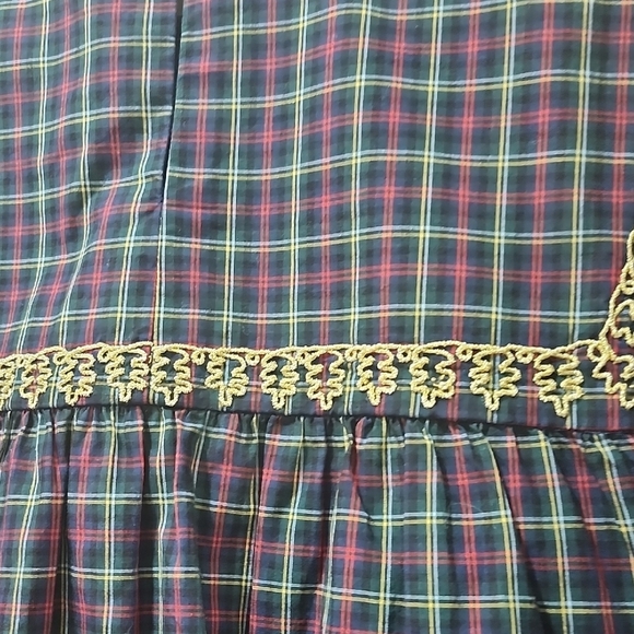 J. Crew Checkered Blouse with Lace Detail - Picture 11 of 14